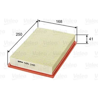 Filtru aer VALEO 585248