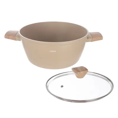 Cratiță cu capac/cu suprafață ceramică 6,6 l Ecrina – Orion