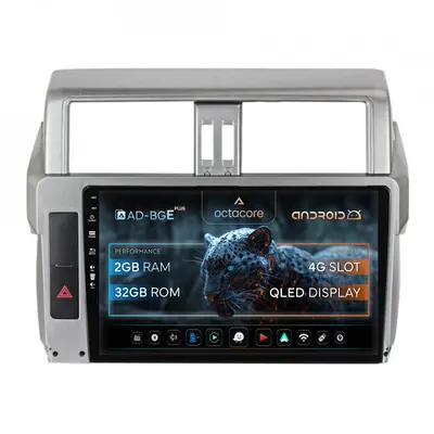 Navigatie Toyota Land Cruiser Prado J150 (2013-2017), Android, E-Octacore 2GB RAM + 32GB ROM, 10.1 Inch - AD-BGE10002+AD-BGRKIT061