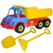 Camion 60 cm, cu Lopata + Grebla galbene
