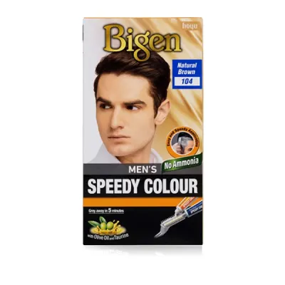 Vopsea de par - BIGEN - Natural Brown B 104 - Saten natural