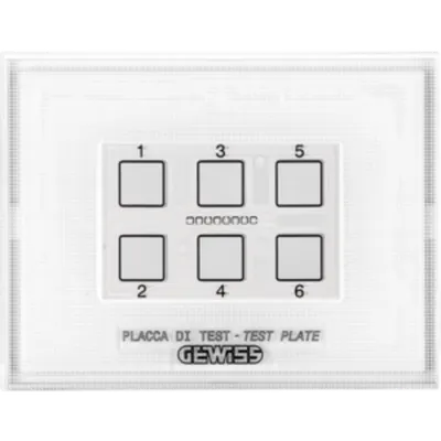 Test Palte - pentru Knx/easy Push Button Panel Module - With Interchangeable Symbol - Chorus