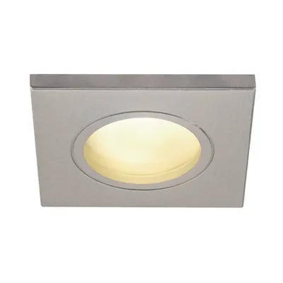 Spot incastrat, DOLIX OUT Ceiling lights GU10, grey square, silver-grey