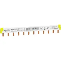 Busbar ( pieptene ) Acti9 1L, Inclinare 18mm, 12 Module, 100A Schneider A9XPH112
