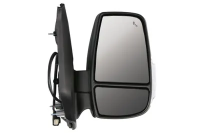 Oglinda laterala dreapta electric, convex, cu incalzire, asistenta banda, scurt, rabatare electrica, semnalizator, w16w bulb potrivit FORD TRANSIT VI V363 FL 09.18
