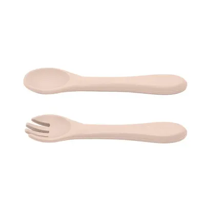 Set tacamuri din silicon PetiteMars fara BPA TakeMatch 6 luni+ bej