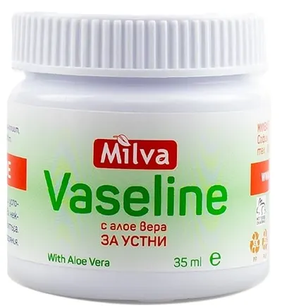 Milva Vaselină pentru buze cu aloe vera, 35 ml