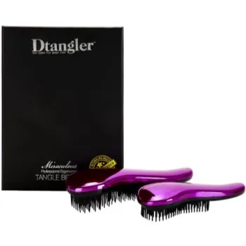 Dtangler Miraculous set pentru par usor de pieptanat Purple