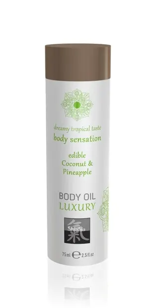Ulei de Masaj, Shiatsu, Coconut și Ananas, comestibil