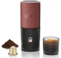 Mașină de cafea electrică portabilă Wacaco - Pixapresso, 20 bari, Tuscan Red