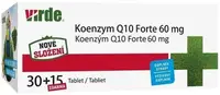 Coenzima Q10, 60 mg, 45 tablete, Virde