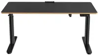 Birou de gaming Ultradesk - Pulsar, negru