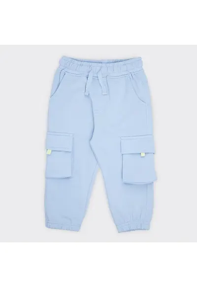 Pantaloni sport cu buzunare la genunchi - Find The Wave - Blue - pentru baietei - Albastru