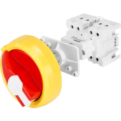 Selector rotativ - pentru tablouri de distributie - COMMAND - RED PADblocabil KNOB - 2P 4M EN50022 32A - IP65