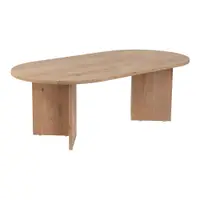 Măsuță de cafea în culoare naturală cu aspect de lemn de stejar 60x119 cm Sable – Kalune Design