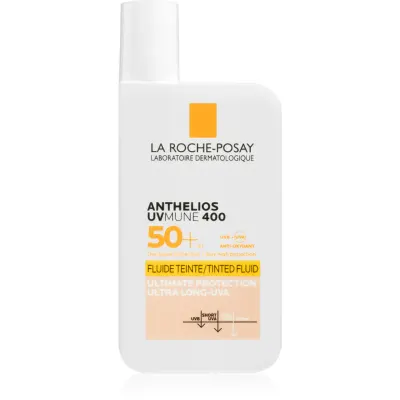 La Roche-Posay Anthelios UVMUNE 400 fluid protector tonifiant pentru față SPF 50+ 50 ml