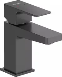 Baterie lavoar Duravit Manhattan MH1010002046, marime S, cartus ceramic, monocomanda, 138 mm, Negru mat