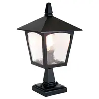 Pitic pentru exterior York 1 Light Pedestal Lantern