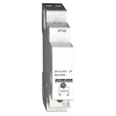 Lampa semnaliz. modulara cu 1 LED rosu/verde, 12-24V AC/DC