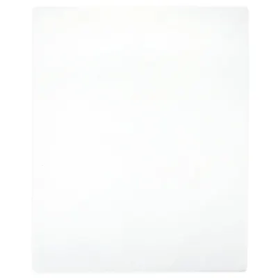 vidaXL Cearșaf de pat cu elastic, alb, 140x200 cm, bumbac