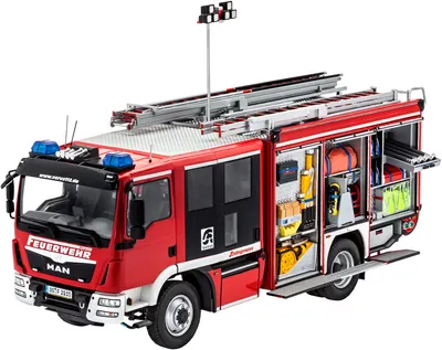 Model asamblabil Revell Camioane - Camion de pompieri Schlingmann HLF 20 Varus 4x4