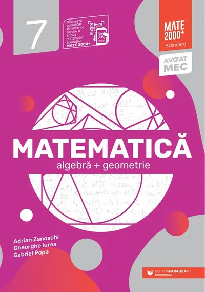 Matematică. Algebră, geometrie. Clasa a VII-a. Mate 2000