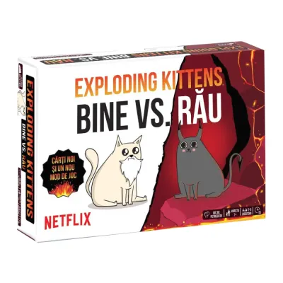 Exploding Kittens Bine vs Rau (limba romana)