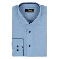 Camasa barbati 24-1918 Slim Fit, bleu/carouri alb si bleumarin, Gama | marimea 43/44