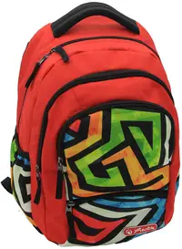 Ghiozdan școlar Herlitz Zipper Pro - Graffiti