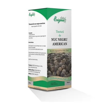 Tinctura de nuc negru american, 100ml, Enigma