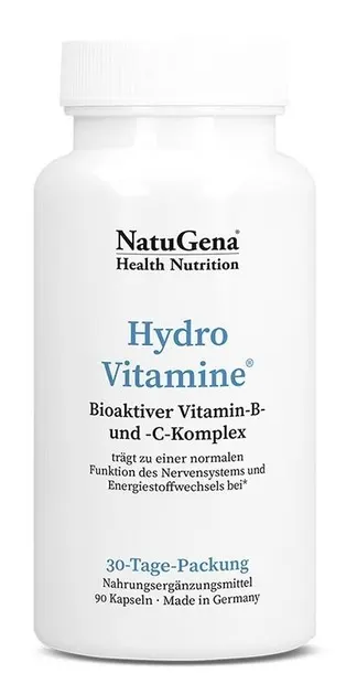 Hydro Vitamine Complex vitamine bioactive solubile în apă, 90 capsule, NatuGena