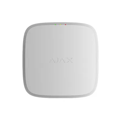Detector de temperatura wireless adresabil cu sirena Ajax FireProtect, EN54, 868.0 - 922.0 MHz, tamper, 95dB, alb