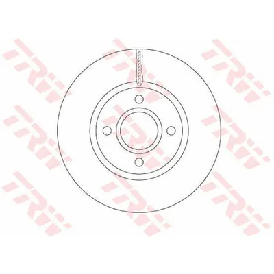 Disc frana TRW DF6509