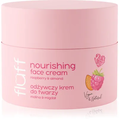 Fluff Raspberries & Almonds cremă pentru față cu efect de nutritiv 50 ml