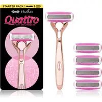Wilkinson Sword Intuition Quattro for Women aparat de ras + rezervă 5 pc