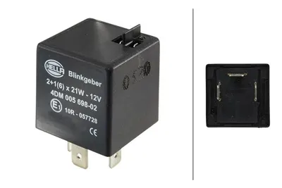 Modul semnalizare (12V) potrivit MERCEDES G (W460), G (W461), G (W463), MB (W631); ALFA ROMEO 155, 156; AUDI 100 C1, 100 C2, 100 C3, 100 C4, 200 C2, 200 C3, 50, 80 B1 01.60