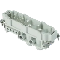 Conector Tata - 104x27 - 4p 80a 500v / 6kv / 3 + 8p 16a 500v / 6kv / 3 + E - Șurub Connection - Gri