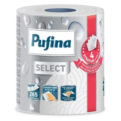 Monorola Pufina Select, 4 Straturi, 1 Rola, 40.28 m, 265 Foi