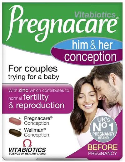 Pregnacare Him & Her Conception, 60 tablete, Vitabiotics