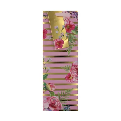 Pungă băuturi Clairefontaine Stripe Floral