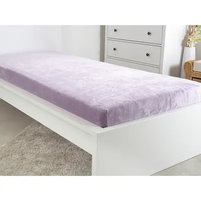 Cearceaf mov din microflanel 90x200 cm Exclusive – B.E.S.