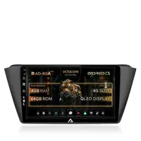 Navigatie Skoda Fabia (2015+), Android, A-Octacore 4GB RAM + 64GB ROM, 9 Inch - AD-BGA9004+AD-BGRKIT039