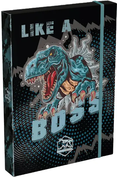 Cutie cu bandă elastică Lizzy Card Dino Cool Boss - A5