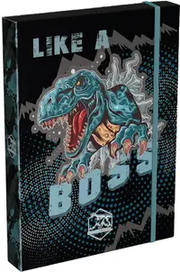 Cutie cu bandă elastică Lizzy Card Dino Cool Boss - A5