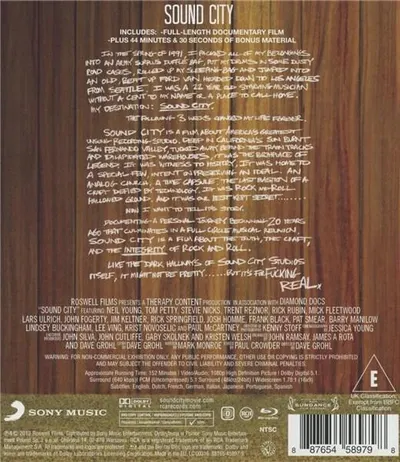Sound City (Blu Ray Disc)