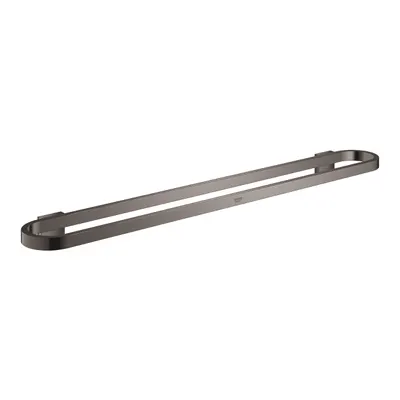 Suport prosop Grohe Selection 41056A00, 600 mm, montare pe perete, fixare ascunsa, lucios, Hard Graphite