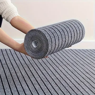 Covor adeziv tip rola 45x300 cm, gri
