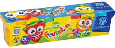 Set de plastilină în pahar Astra - 4 culori