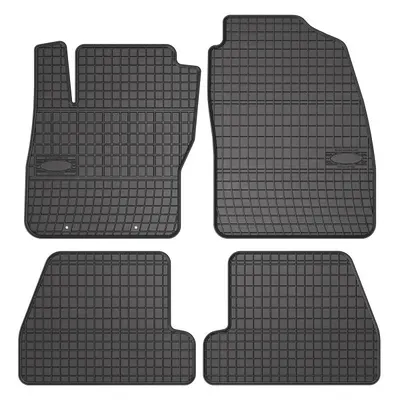 Covor podea FROGUM cauciuc, 4 buc. BASIC, fata spate, set, culoare neagra, potrivit FORD FOCUS III 07.10-02.20, Liftback