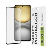 Folie de protectie Ecran Techsuit pentru Realme C75 5G / 14x, Sticla Securizata, Full Glue, 111D, Neagra